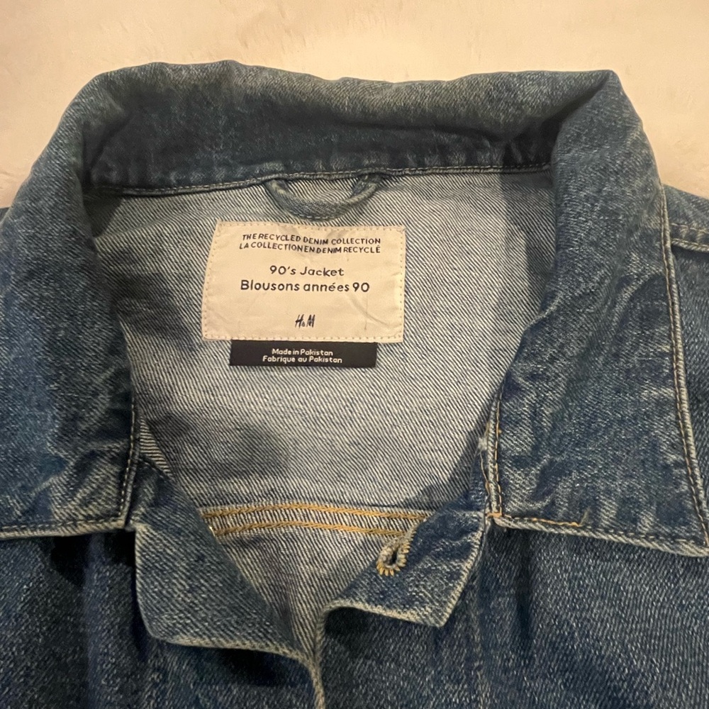 VTG H&M Men’s Jean Jacket. Street wear 90s style. XL - Picture 15 of 16